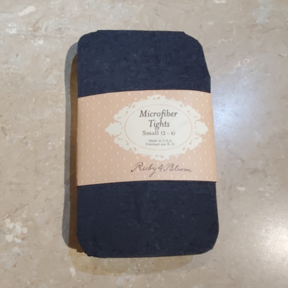 Ruby & Bloom Gray Microfiber Tights 2-4